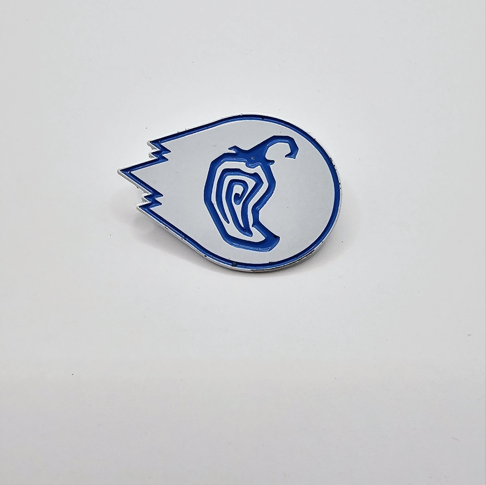 Chipotle blue & white chili pepper limited edition pin from EVO 2024